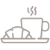 breakfast and coffee icon
