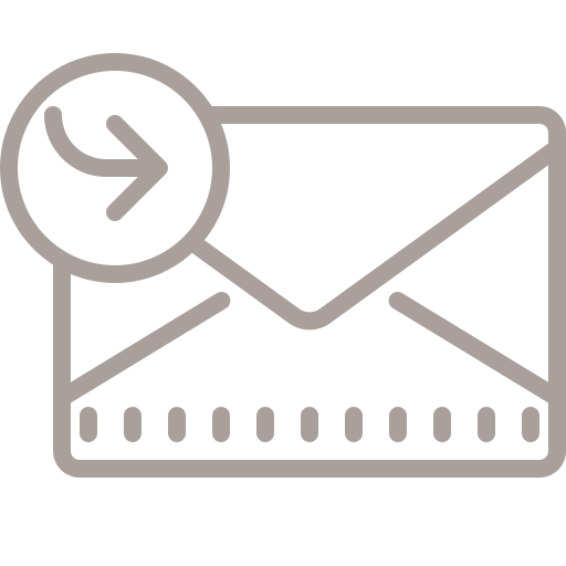 Email icon to inquire about heritage accommodations at Rocky Mountain View BnB