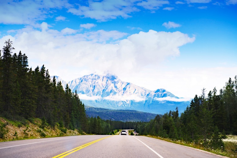 road leading to jasper b and b